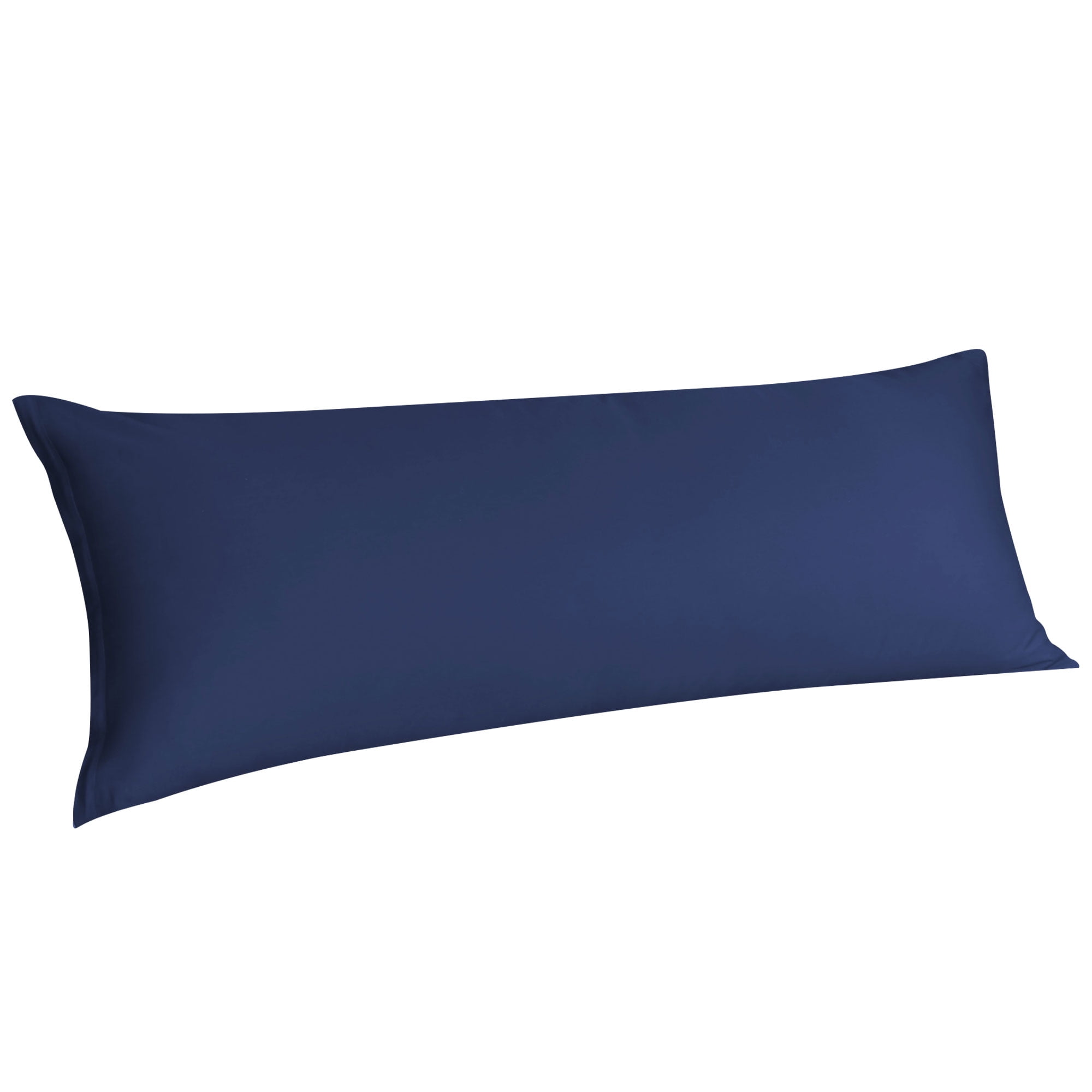 Unique Bargains Egyptian Cotton Zipper Long Body Pillow Cover Navy Blue
