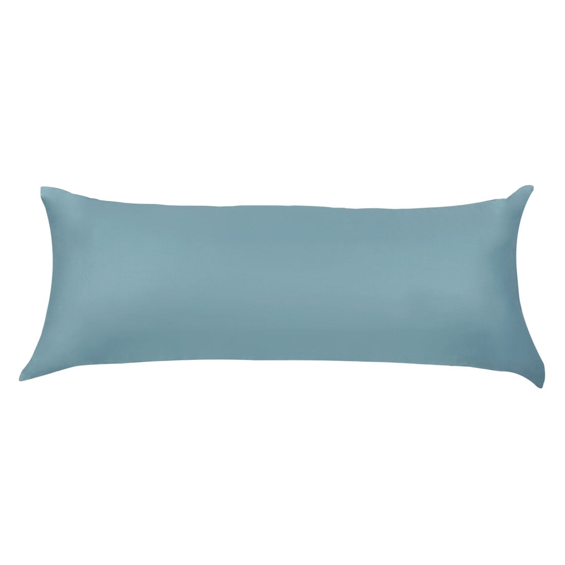 Unique Bargains Egyptian Cotton Zipper Long Body Pillow Cover Slate Blue 20" x 48"