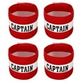 thumbnail image 1 of Unique Bargains Elastic Captain's Armband Soccer Training Arm Band 4 Pack Red, 1 of 5