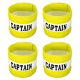 thumbnail image 1 of Unique Bargains Elastic Captain's Armband  Soccer Training Arm Band 4 Pack Yellow, 1 of 5