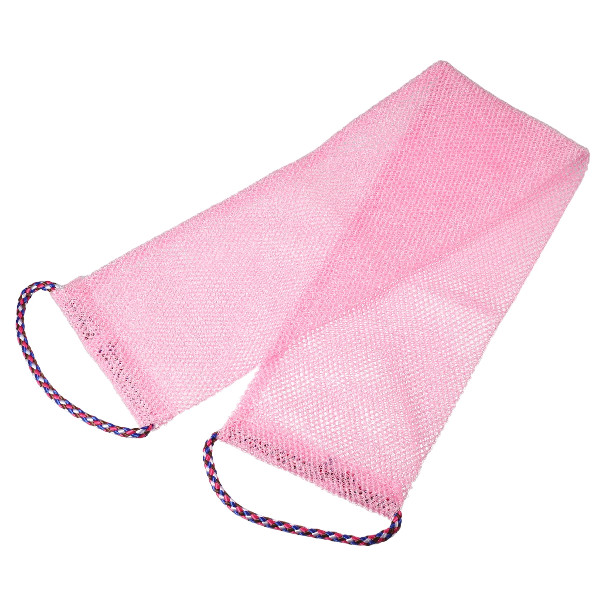 Unique Bargains Elasticity Body Body Scrubber 29.92"x5.51" Pink