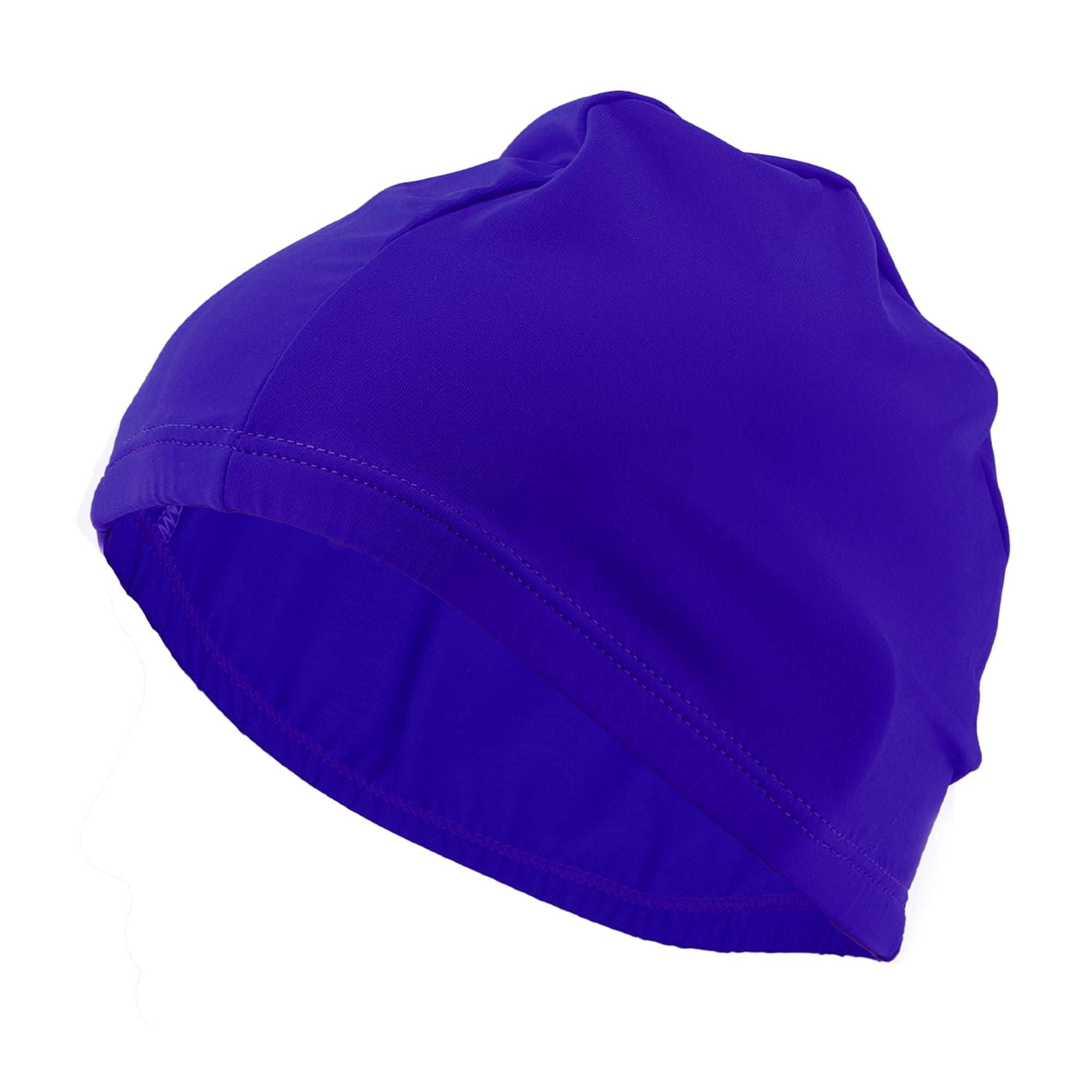 Unique Bargains Elasticity Swim Cap Measuring for Comfortable Fit Blue