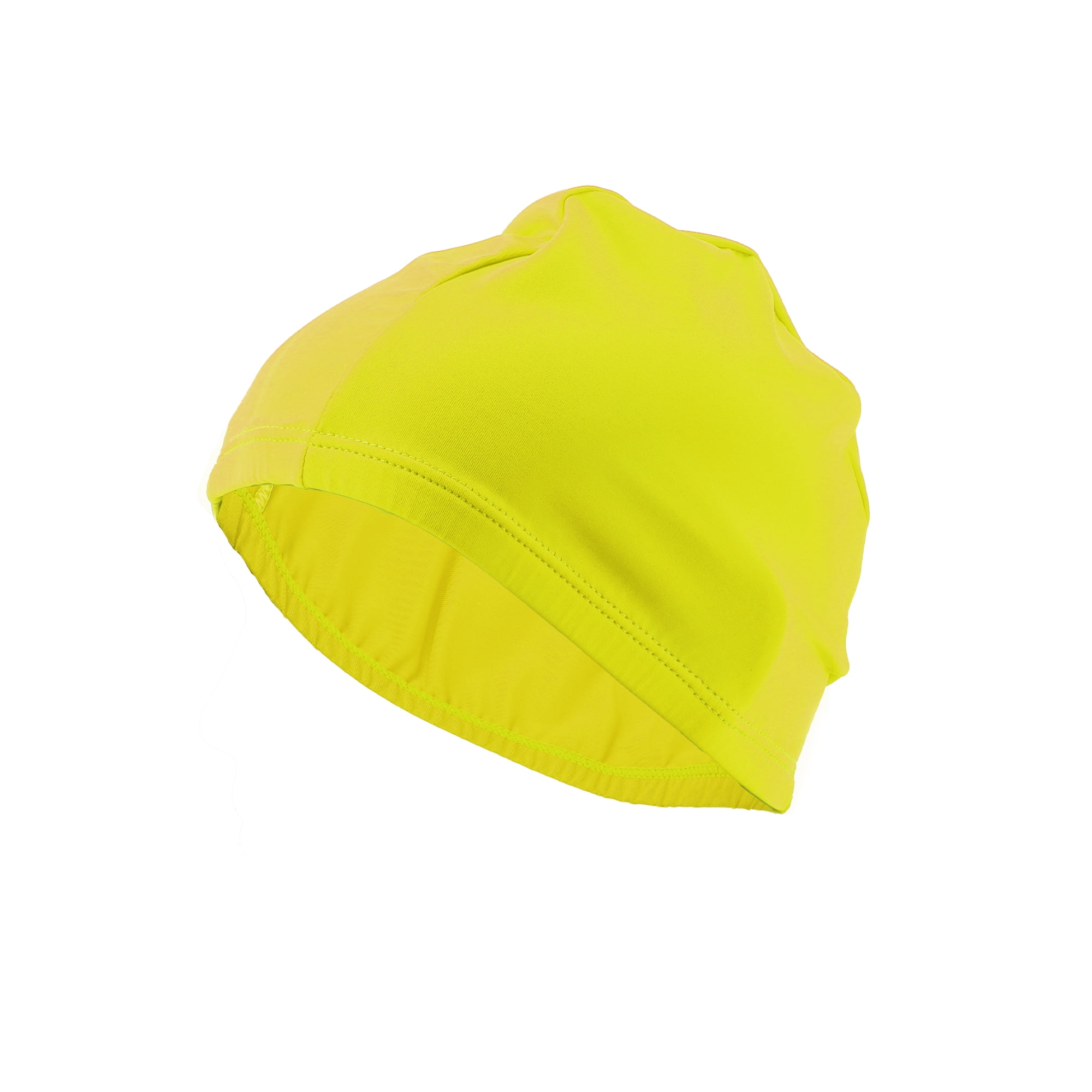 Unique Bargains Elasticity Swim Cap Measuring for Comfortable Fit Lemon Yellow