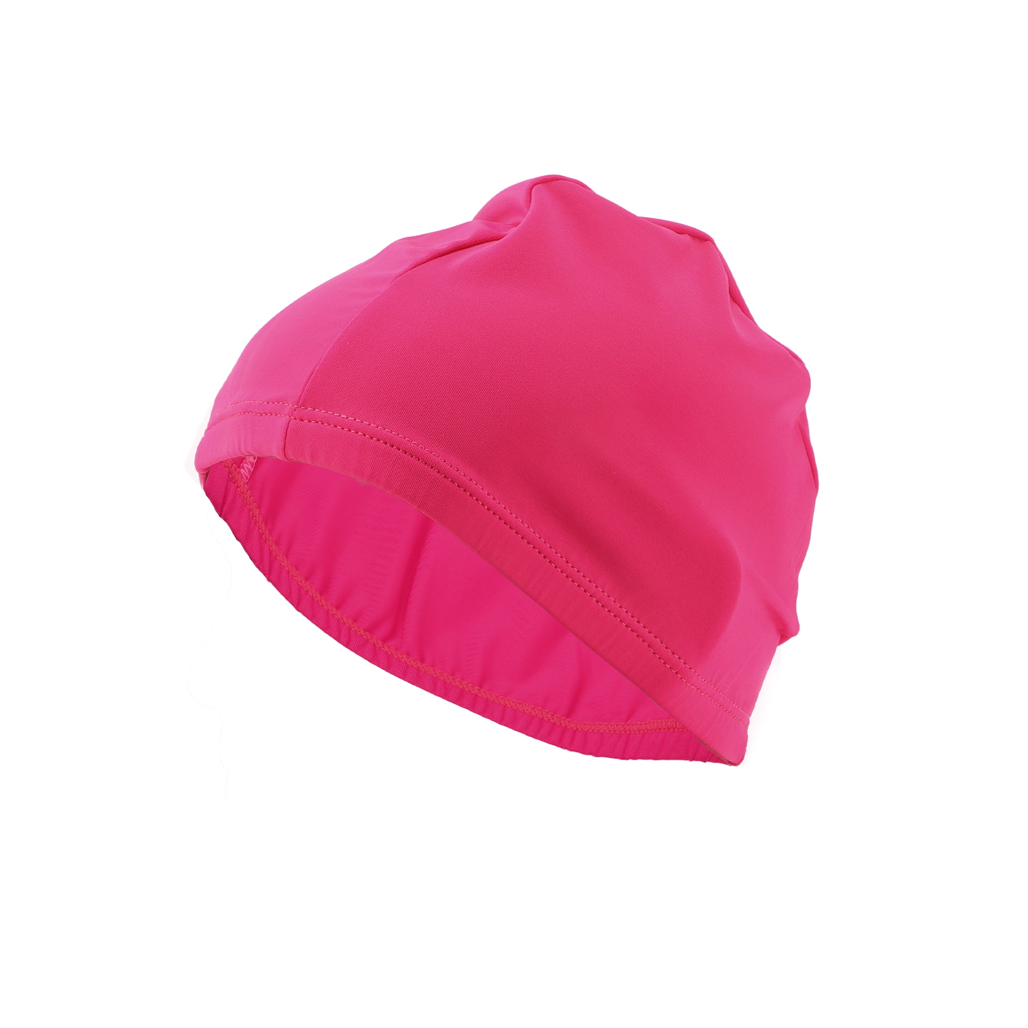 Unique Bargains Elasticity Swim Cap Measuring for Comfortable Fit Rose Red