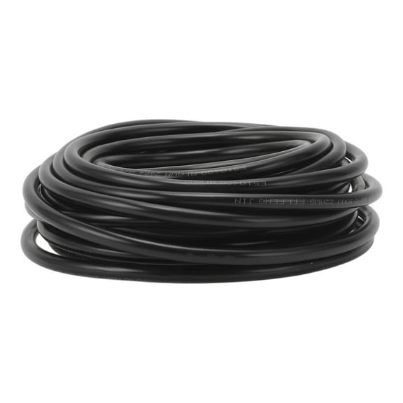 Unique Bargains Electrical Ground Wire Automotive Power Wire 30FT Black TC 1 Pcs 22AWG 6 Conductor Fully Insulated& Soft Touch Jacket Universal