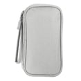 thumbnail image 1 of Unique Bargains Electronic Organizer Cable Double Layers Portable Pouch Gray Small, 1 of 6