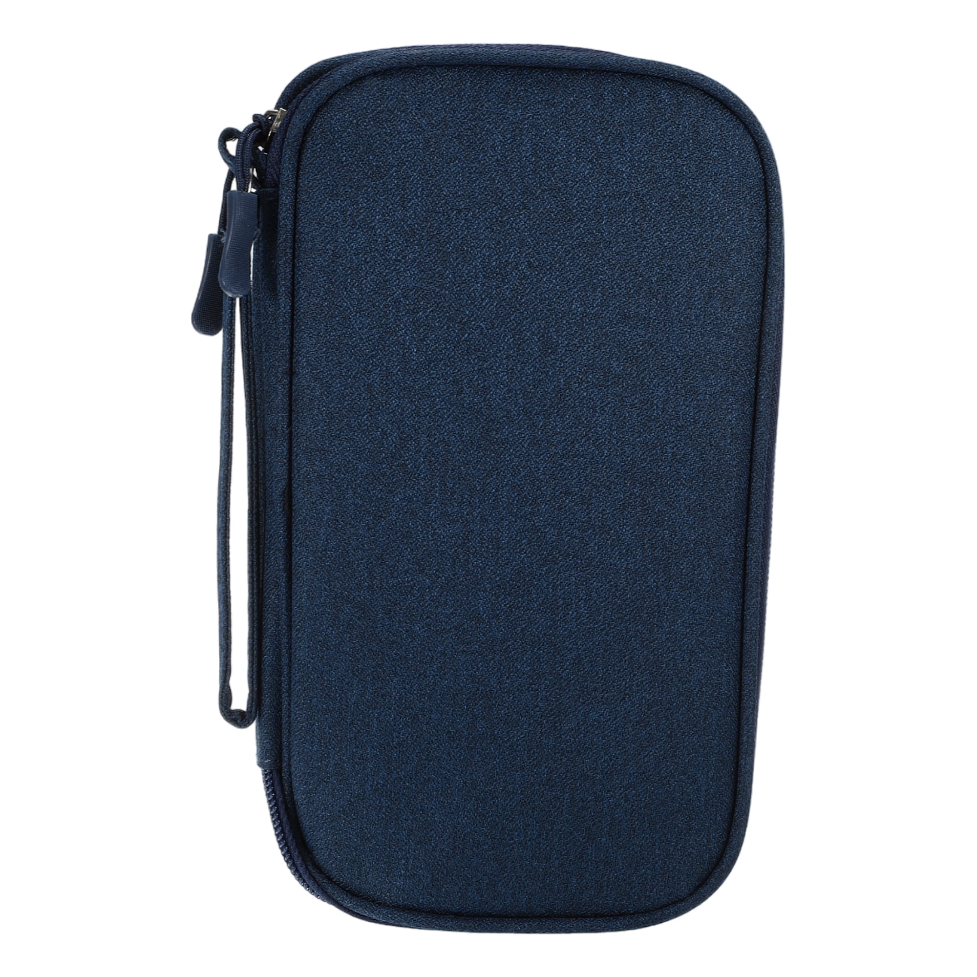 Unique Bargains Electronic Organizer Cable Double Layers Portable Pouch Green Large