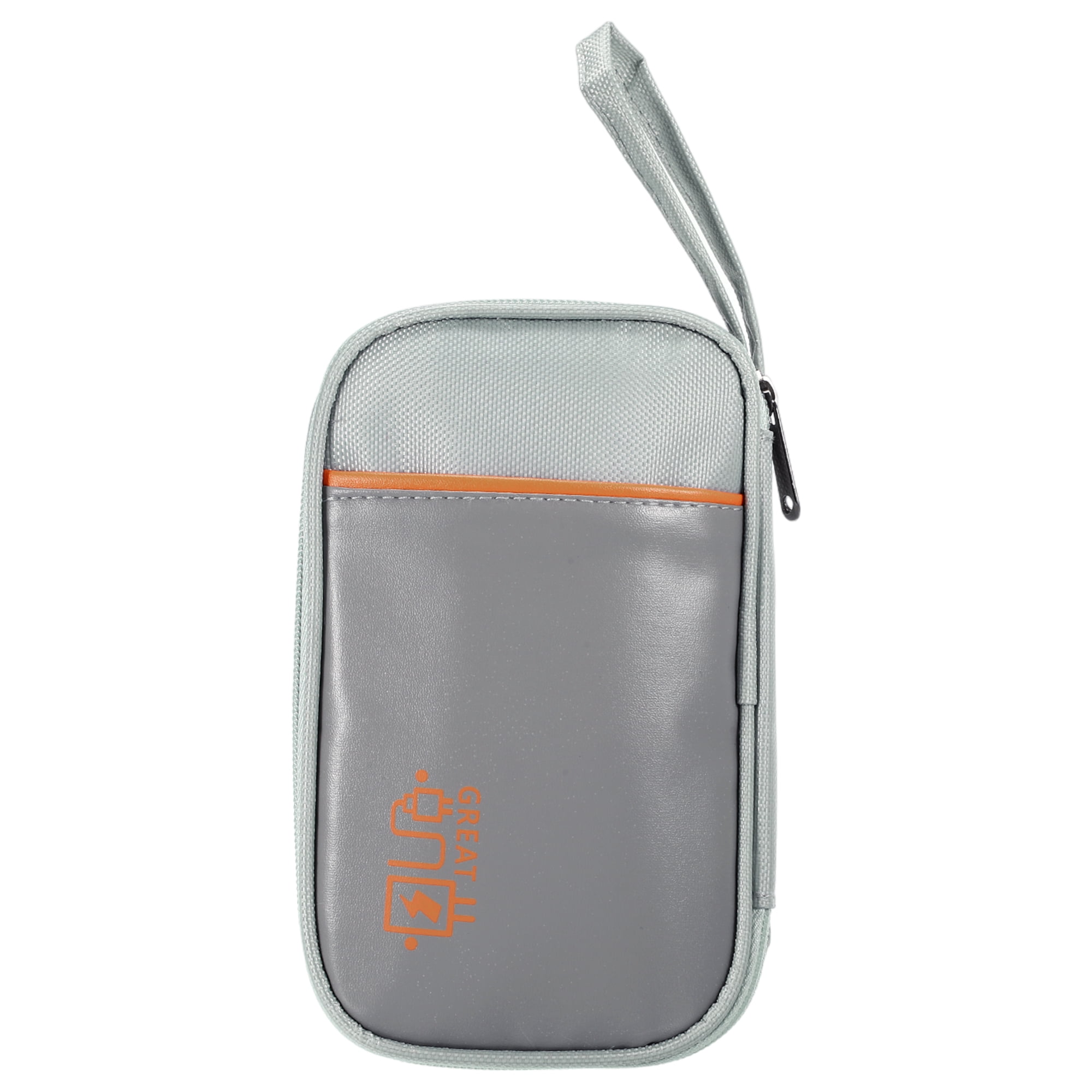 Unique Bargains Electronic Organizer Cable Portable Waterproof Pouch for Accessories Gray