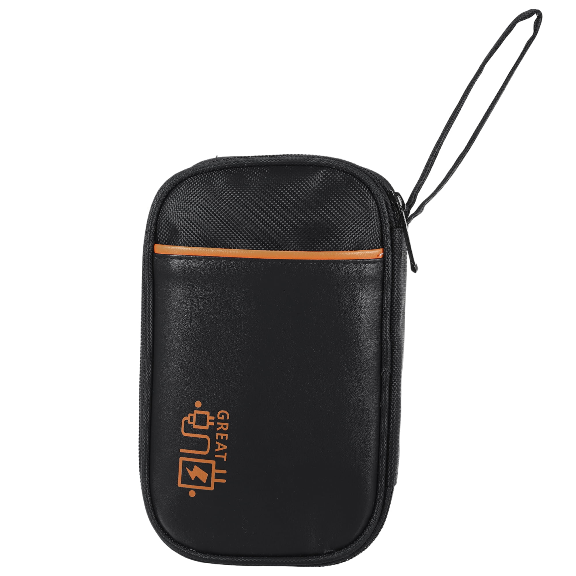 Unique Bargains Electronic Organizer Cable Waterproof Pouch for Accessories Black