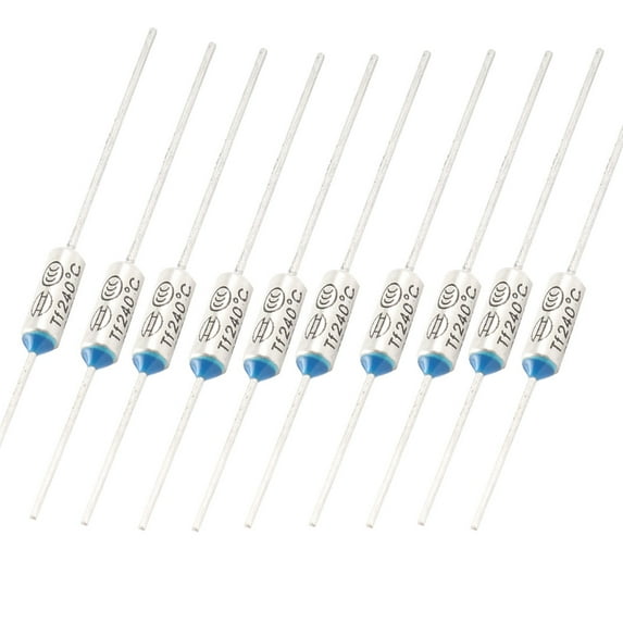 Unique Bargains Electronic Rice Cooker 240 Degree Thermal Links 10A 250V 10 Pieces