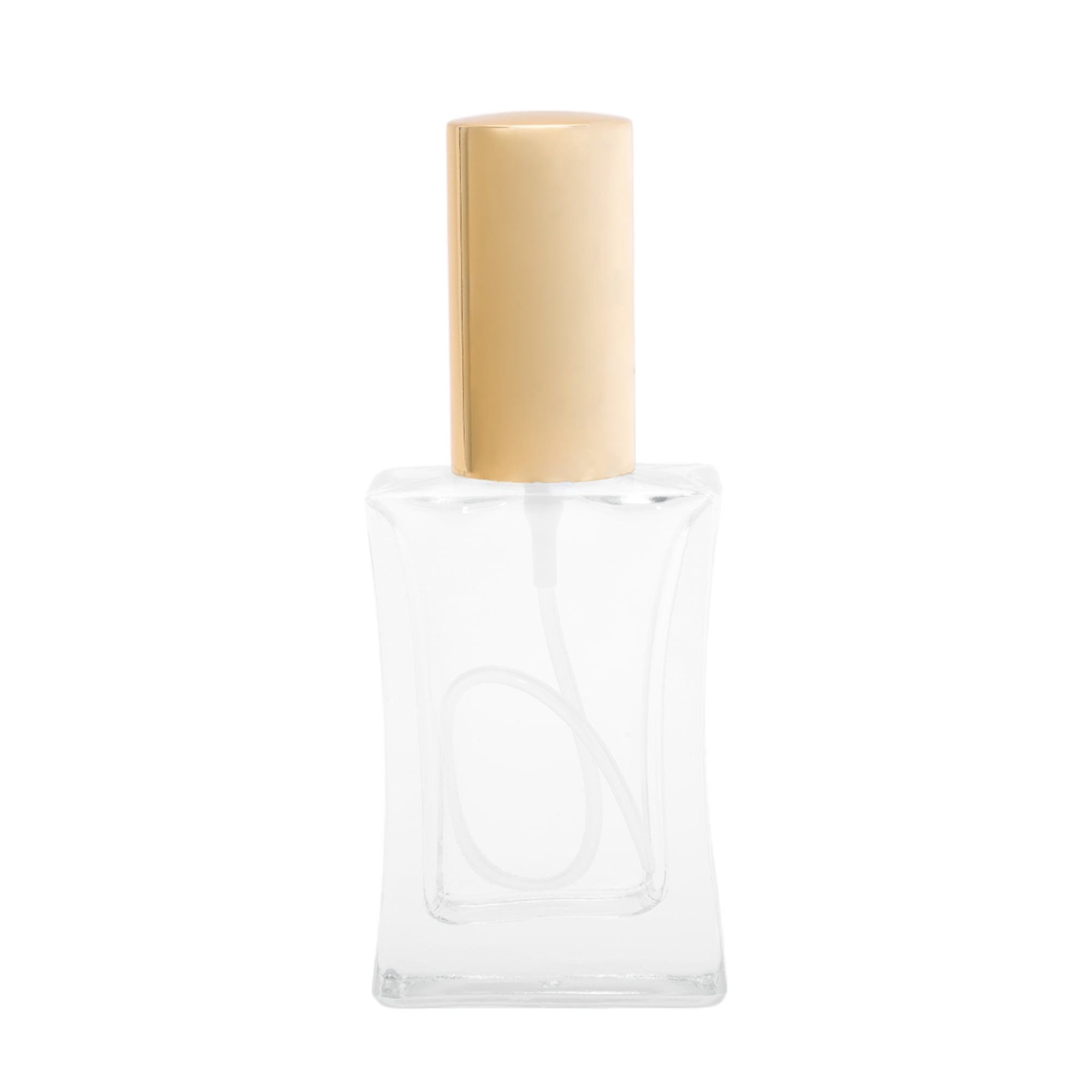 Unique Bargains Elegant 50ml/1.69oz Perfume Bottle with Spray Gold Slim Bottle