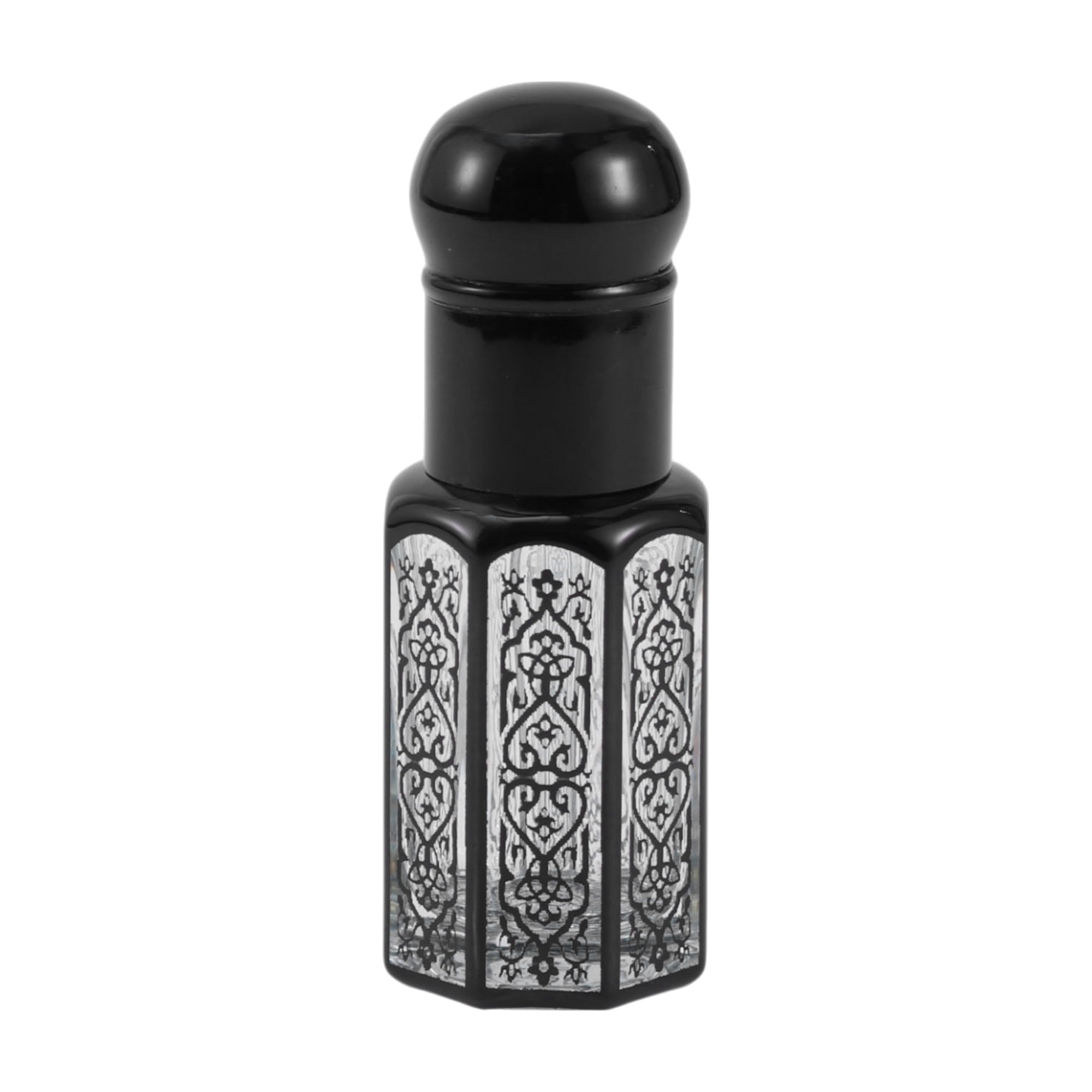 Unique Bargains Elegant Essential Oil Bottle for Bathroom 0.2oz 1 Pc Black