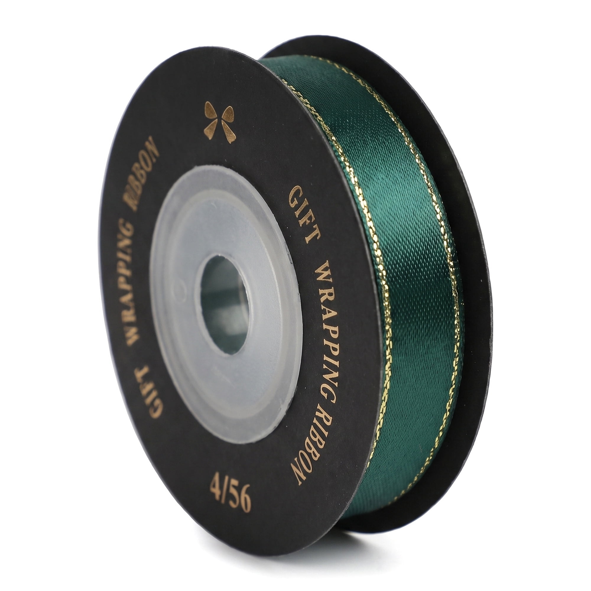 Unique Bargains Elegant Fabric Ribbon for Gift Wrapping and Crafting Projects Green