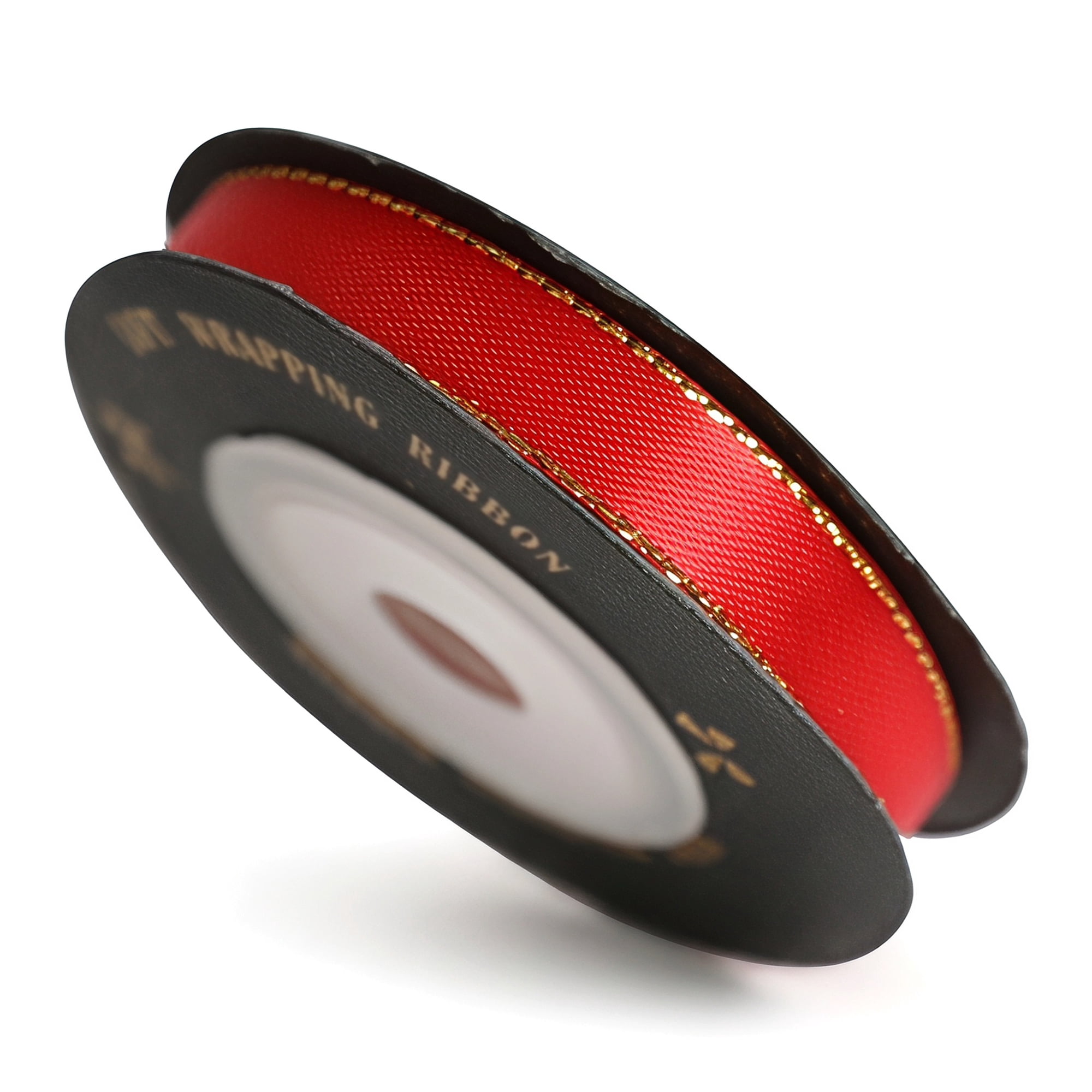 Unique Bargains Elegant Fabric Ribbon for Gift Wrapping and Crafting Projects Red