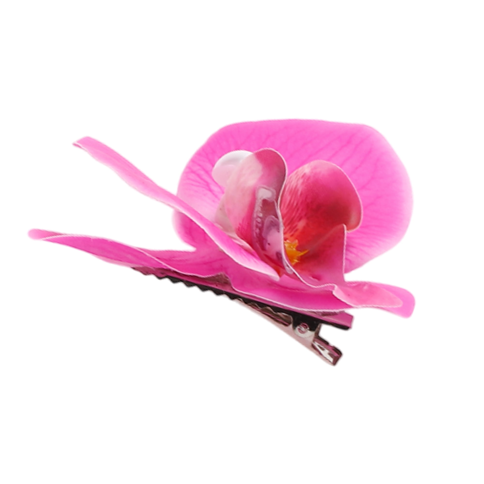 Unique Bargains Elegant Flower Hair Clip Hairdo Clip 3.54"x3.15"x1.14" Purple