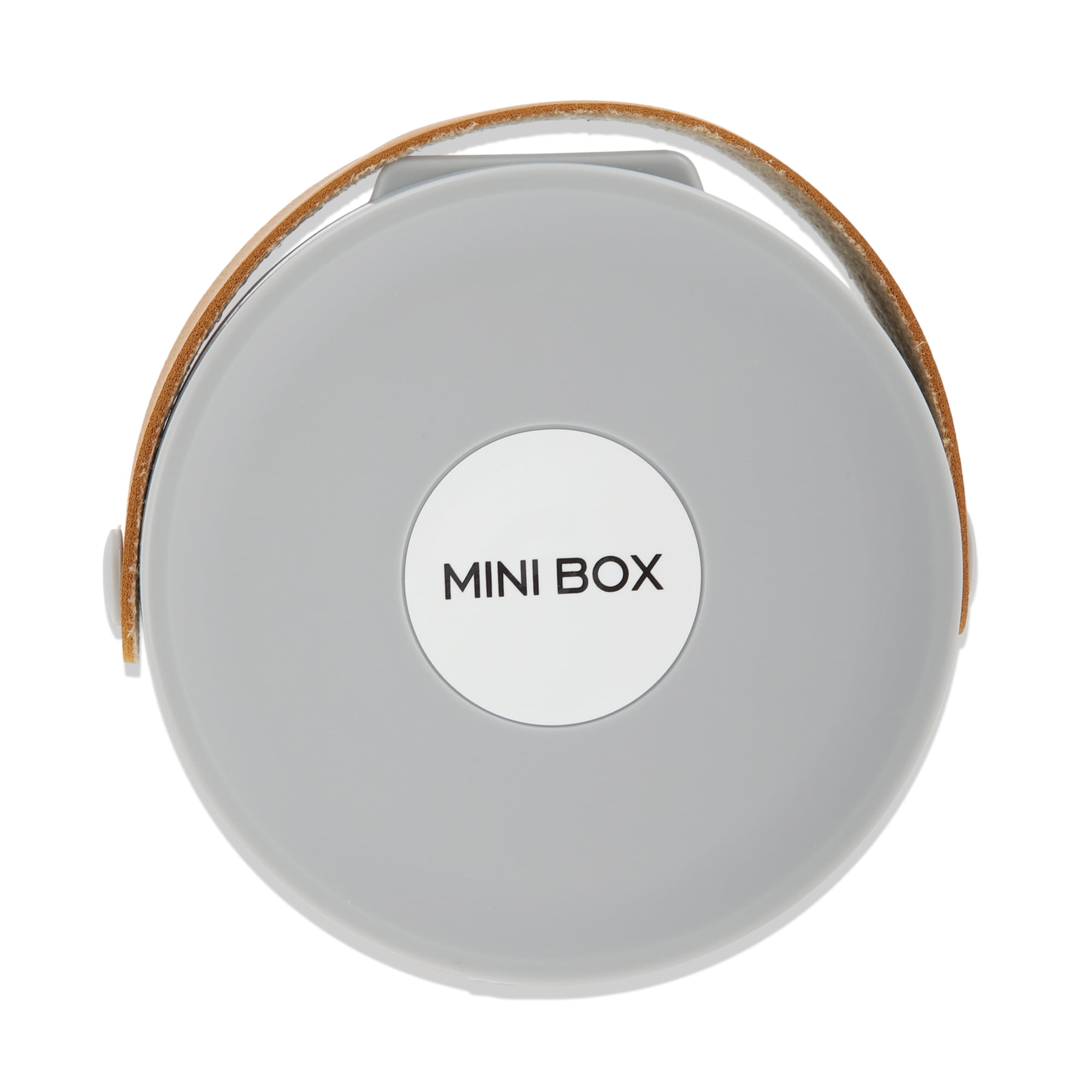 Unique Bargains Elegant Round Multi-Function Jewelry Box Organizer Gray