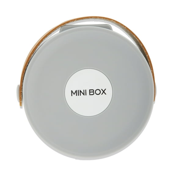 Unique Bargains Elegant Round Multi-Function Jewelry Box Organizer Gray