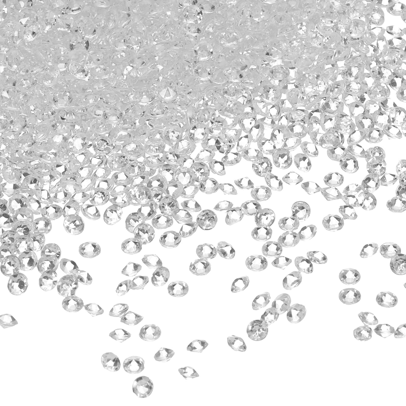 Unique Bargains Elegant Wedding Table Scatter Confetti White 0.12"