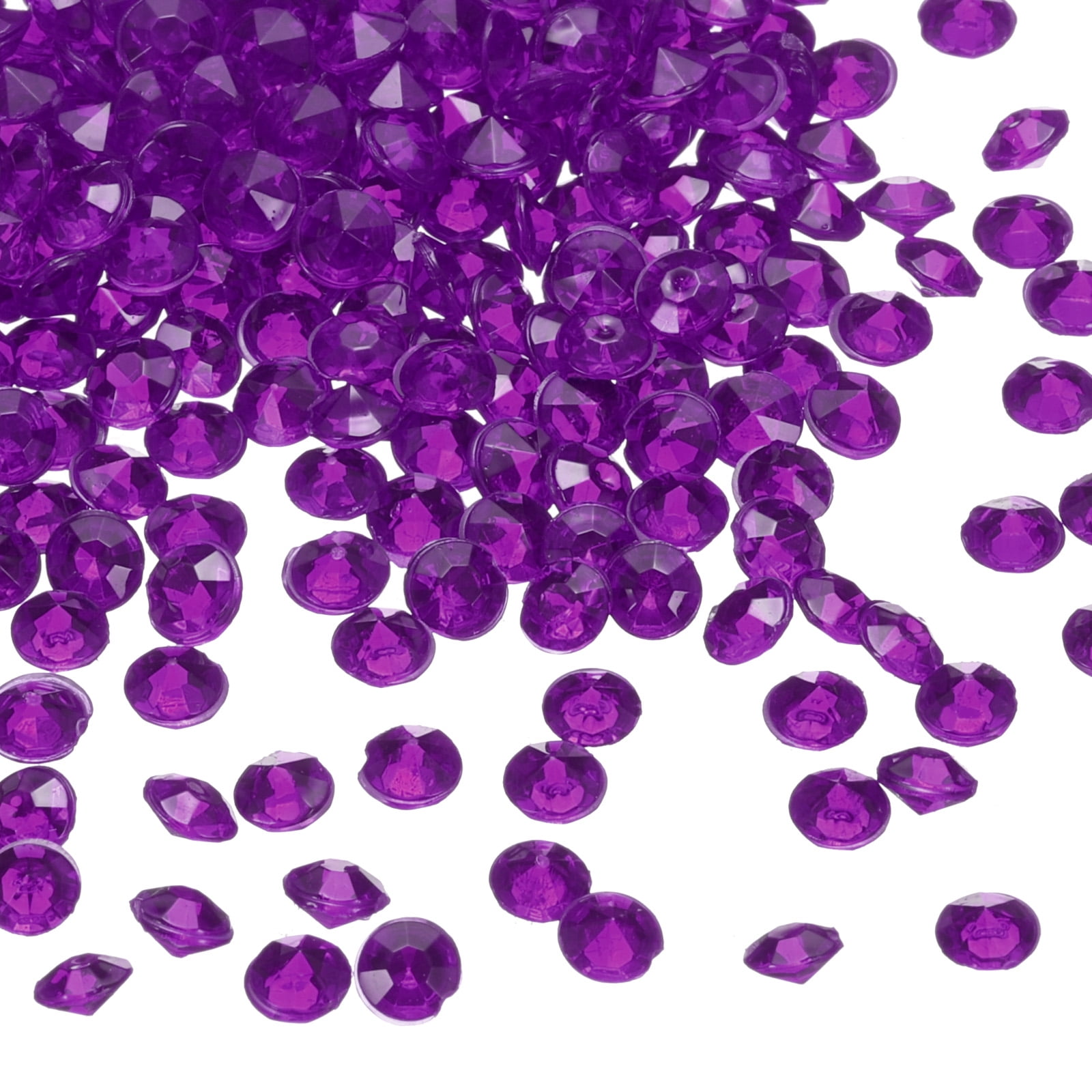 Unique Bargains Elegant Wedding Table Scatter Confetti for Decorations Dark Purple 0.18"