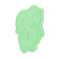 thumbnail image 1 of Unique Bargains Elephant Bath Sponge Body Scrubber 1 Pc Cyan, 1 of 6