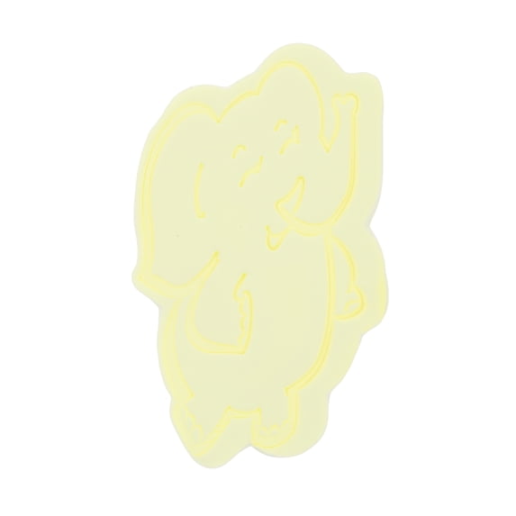 Unique Bargains Elephant Bath Sponge Body Scrubber 1 Pc Yellow
