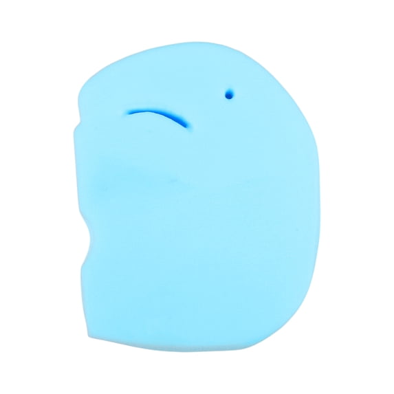 Unique Bargains Elephant Shape Bath Sponge Body Scrubber 1 Pc Blue