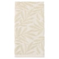thumbnail image 1 of Unique Bargains Embossed Leaf Pure Cotton Ultra Soft Hand Towels 28 x 16 Inch Beige 1pk, 1 of 7