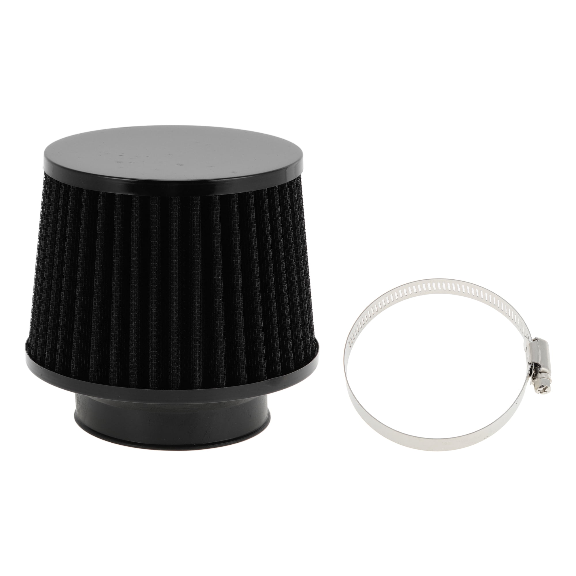 Unique Bargains Engine Air Filter 76mm High Flow Clamp-On Cold Air Intake Filter for Car