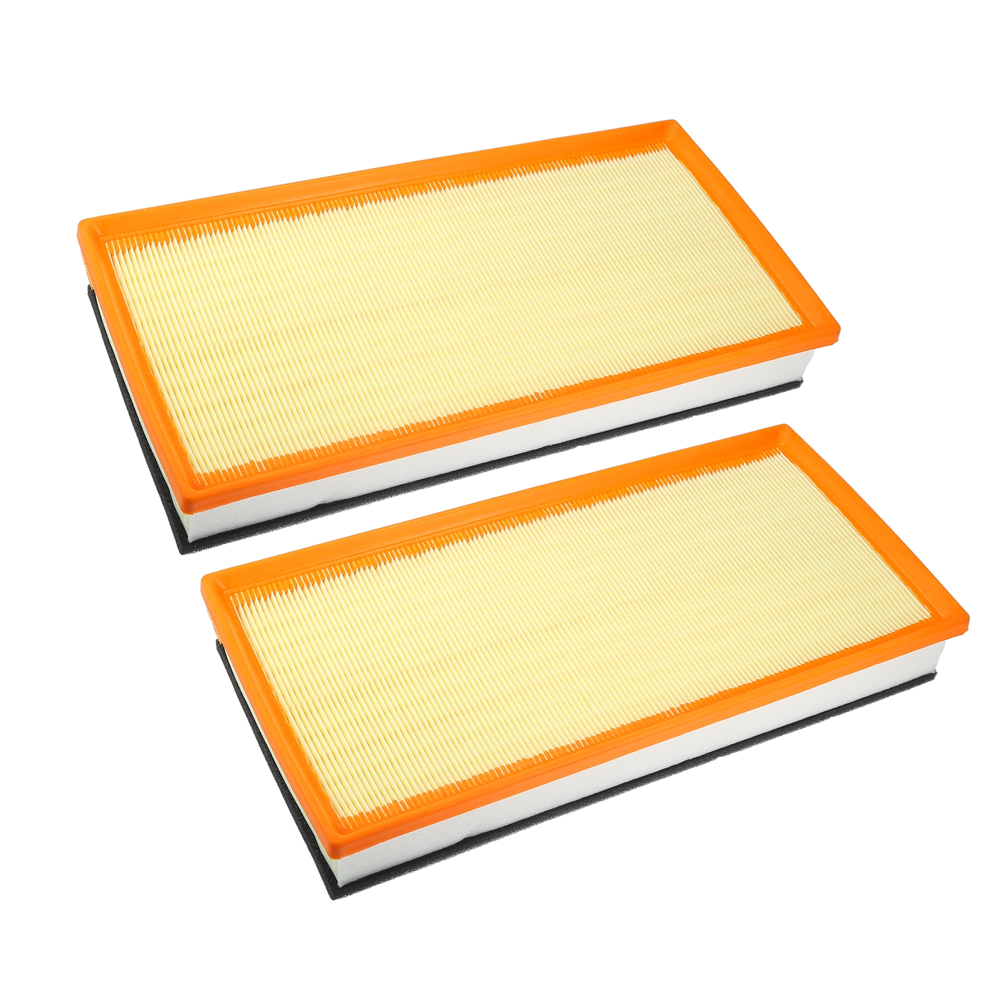 Unique Bargains Engine Air Filter No.7L0129620A Air Flow Intake Filter for Audi Q7 Yellow 2Pcs