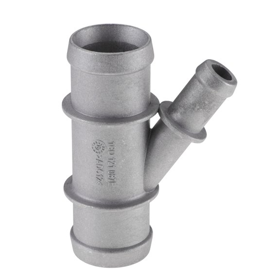 Unique Bargains Engine Coolant Hose Connector for Audi TT 1998-2006 Aluminum Alloy Radiator Coolant Hose Pipe Connector No.1C0121087E Silver Tone 1 pcs