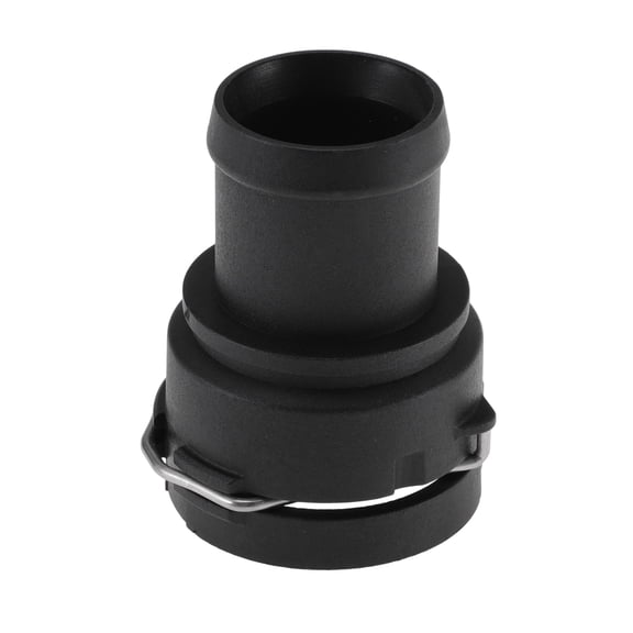 Unique Bargains Engine Coolant Hose Connector for VW T-roc 2017-2020 Plastic Radiator Coolant Hose Pipe Connector No.7M3122291 Black 1 pcs