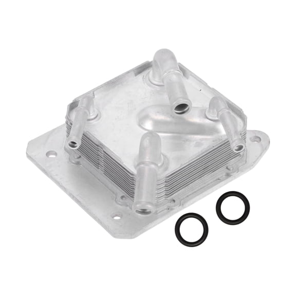 Unique Bargains Engine Oil Cooler for Nissan (CVT) Altima 2013-2017 Transmission Oil Cooler Trans Cooler with O-ring Seals No.2160628X0B Aluminum Alloy Silver Tone