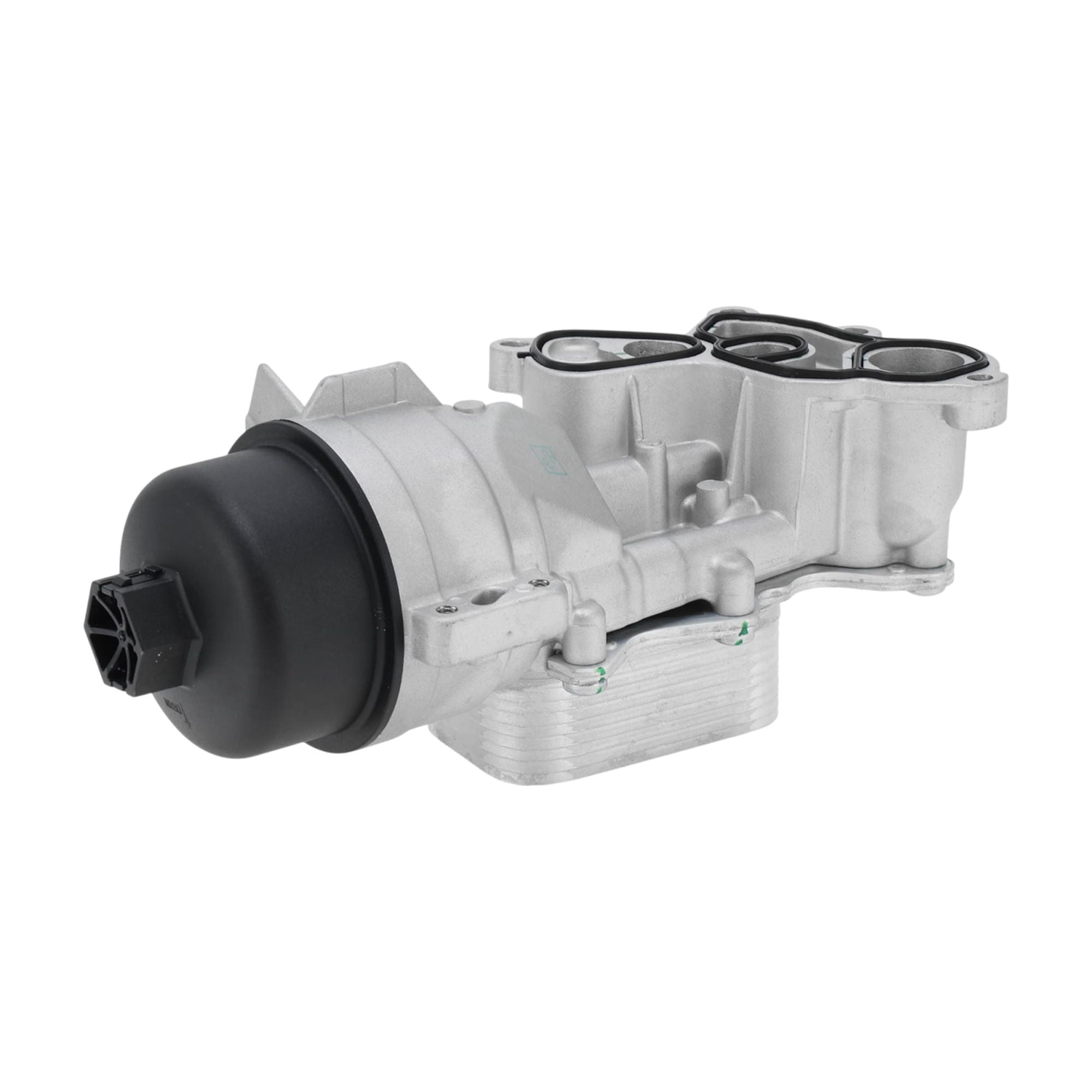 Unique Bargains Engine Oil Filter Housing for Mini Cooper 2010-2015 No.11427583112/11428643745 Transmission Oil Cooler Aluminum Alloy 1 Pcs