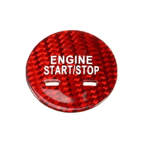 Unique Bargains 1PC Engine Start Stop Button Cover Ignition Starter Switch Sticker Red for Chevrolet Malibu XL