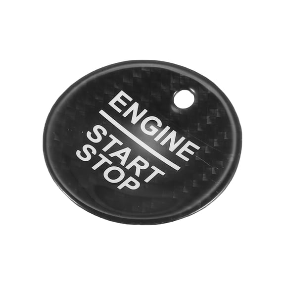 Unique Bargains Engine Start Stop Button Cover Ignition Starter Switch Sticker for Ford F-150 2016-2019 Black