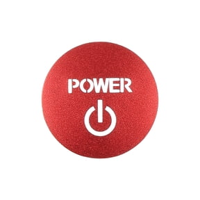 Unique Bargains Engine Start Stop Button Cover Ignition Starter Switch Sticker for Honda New Vezel RV Series Red