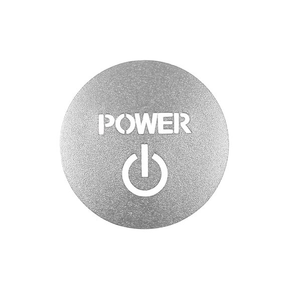 Unique Bargains Engine Start Stop Button Cover Ignition Starter Switch Sticker for Honda New Vezel RV Series Silver Tone