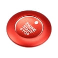thumbnail image 1 of Unique Bargains Engine Start Stop Button Cover Kit Push Start Button Trim Sticker for Ford Explorer 2020-2022 for Ford Explorer Hybrid 2020-2021 Aluminum Alloy Red, 1 of 7