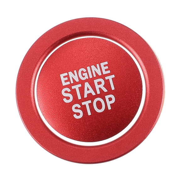 Unique Bargains Engine Start Stop Ignition Button Interior Trim Sticker for lexus IS200t IS250 IS300 Aluminum Alloy Red