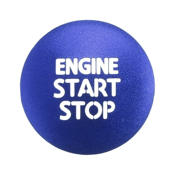 Unique Bargains Engine Start Stop Ignition Button Overlay Cover Decal Interior Sticker for Toyota Tacoma 2016-2021 Blue