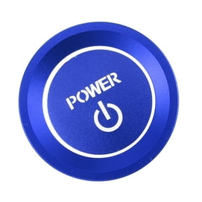 Unique Bargains Engine Start Stop Ignition Button Overlay Cover Sticker for Honda Accord 2018-2022 Aluminum Alloy Blue