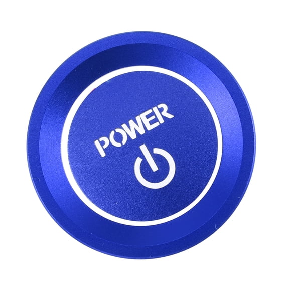 Unique Bargains Engine Start Stop Ignition Button Overlay Cover Sticker for Honda Accord 2018-2022 Aluminum Alloy Blue