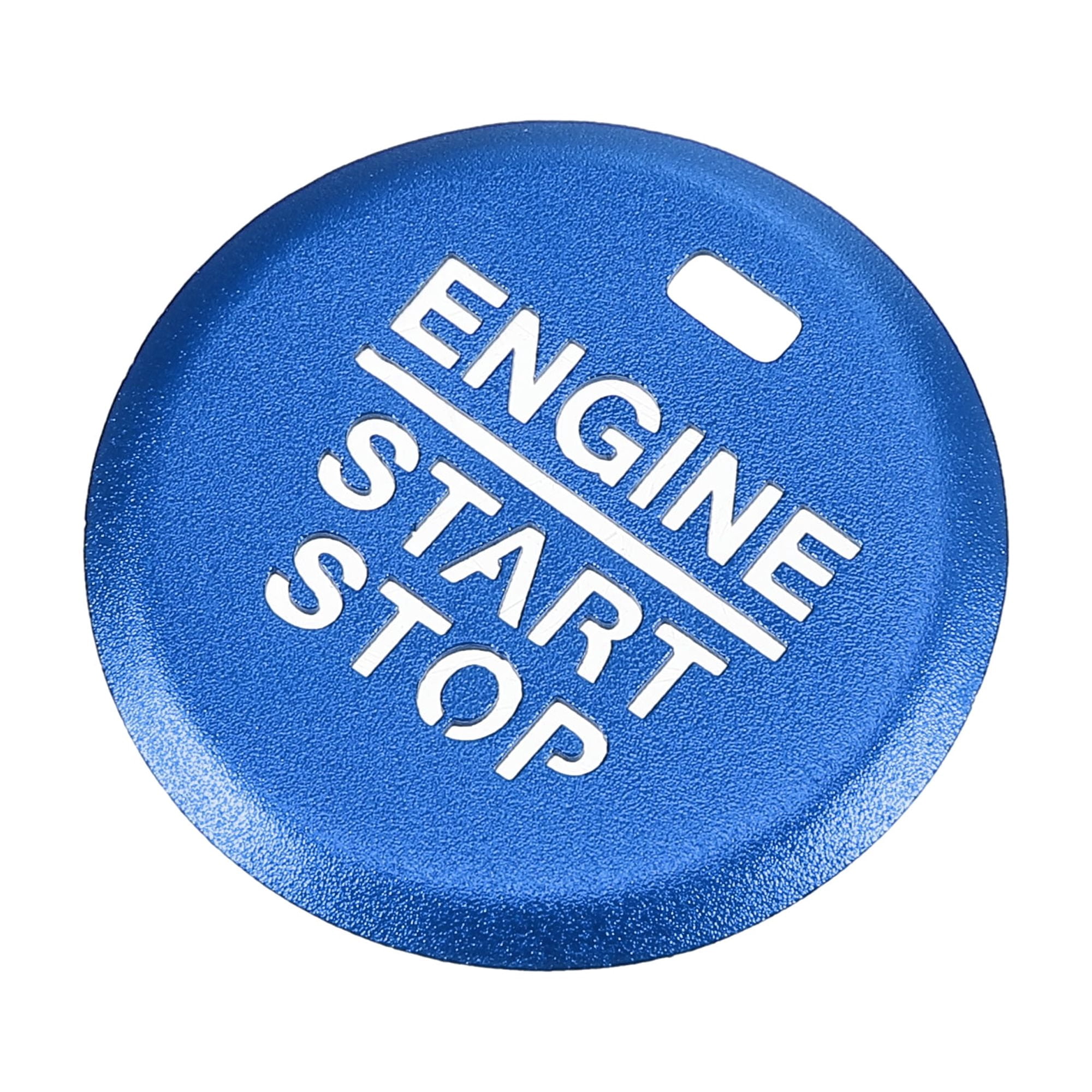 Unique Bargains Engine Start Stop Ignition Cover for Ford for Mustang 2015-2021 Blue