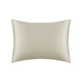 thumbnail image 1 of Unique Bargains Envelope Closure Soft and Durable Silk Pillowcase Beige Queen, 1 of 6