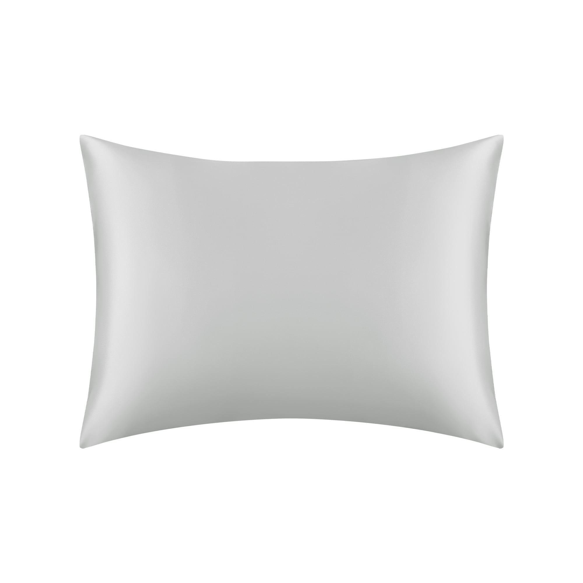 Unique Bargains Envelope Closure Soft and Durable Silk Pillowcase Silver Gray Queen