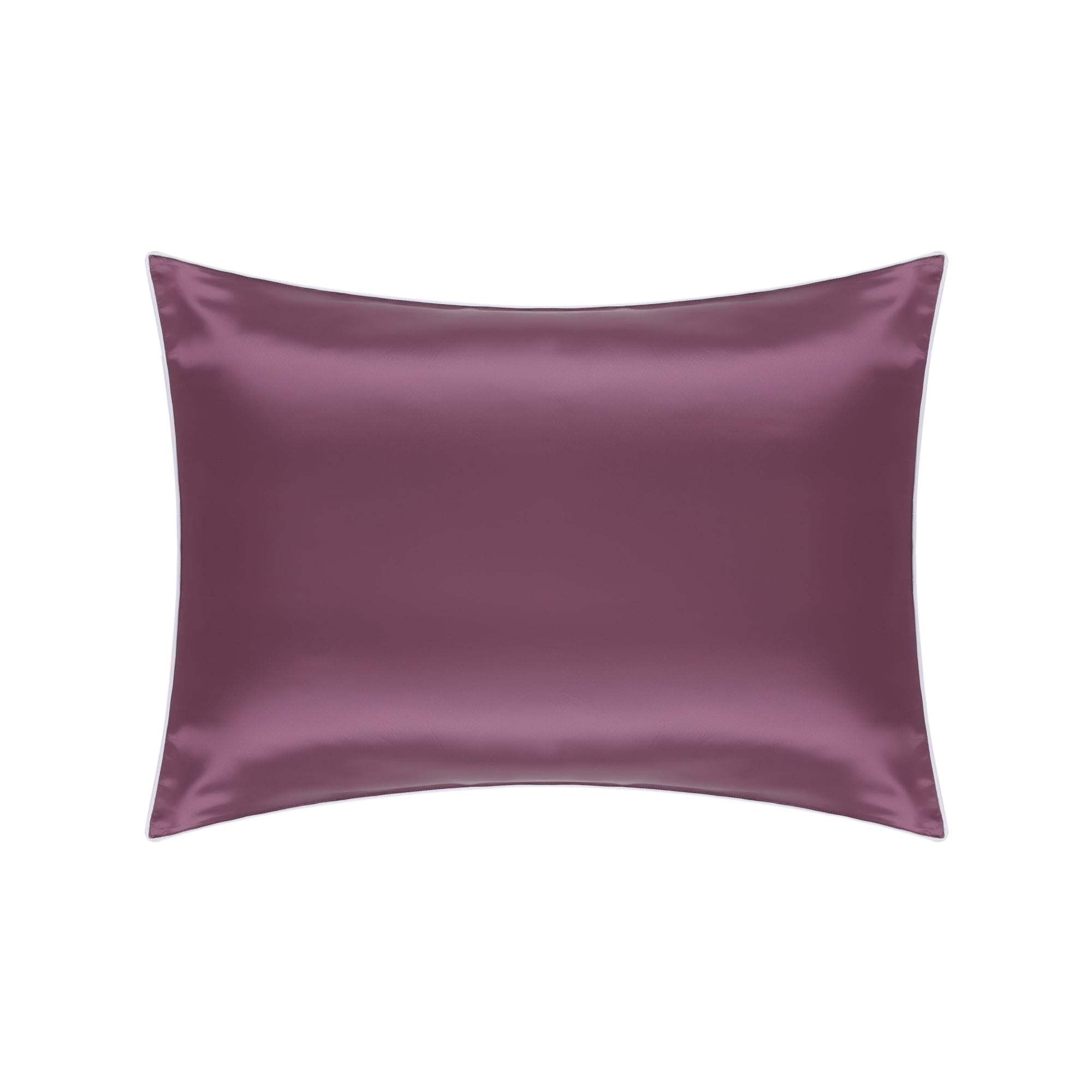 Unique Bargains Envelope Closure Soft and Smooth Silk Standard Pillowcase Purple Queen