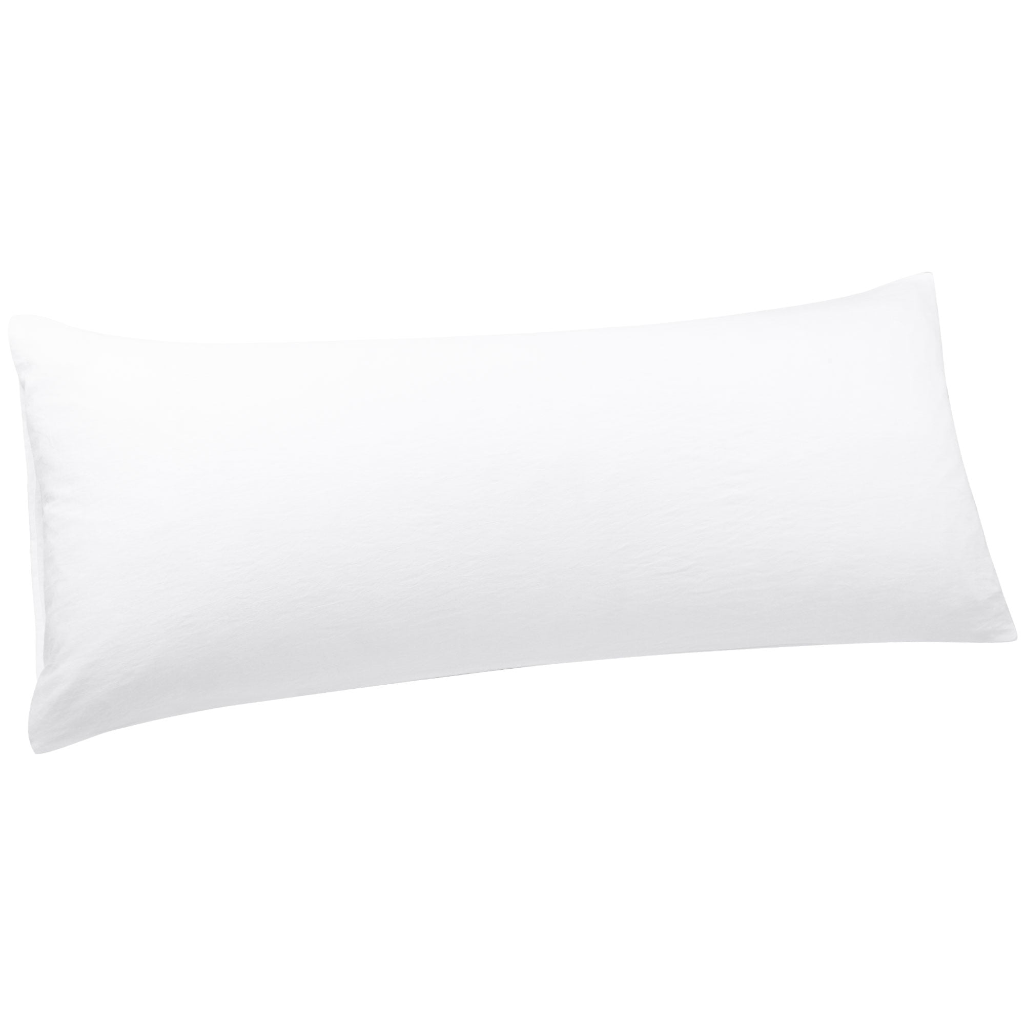 Unique Bargains Envelope Closure Washed Microfiber Body Pillowcases White 20"x48"