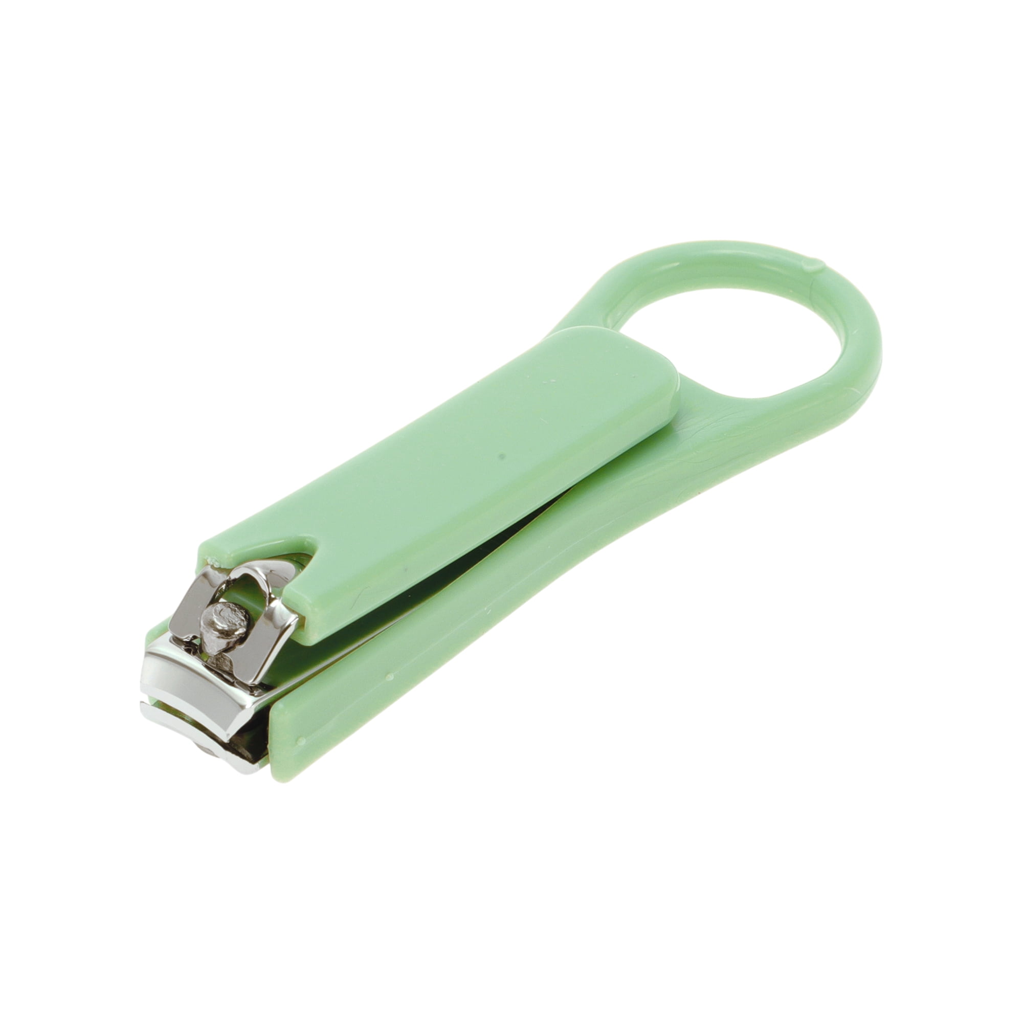 Unique Bargains Ergonomic Design Hangable Nail Clipper for Women and Men Green