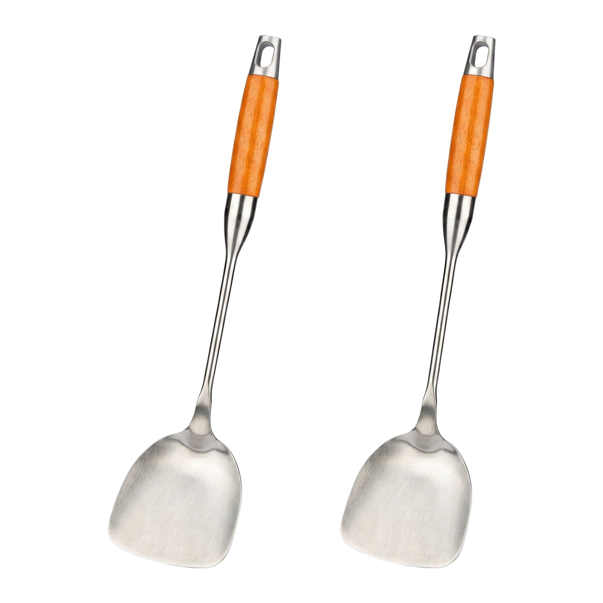 Unique Bargains Essential Stainless Steel Cooking Utensil Set for Cooking Brown A 3pcs