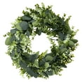thumbnail image 1 of Unique Bargains Eucalyptus Wreaths for Front Door Handmade Wreath Window Wedding Decor 14", 1 of 7
